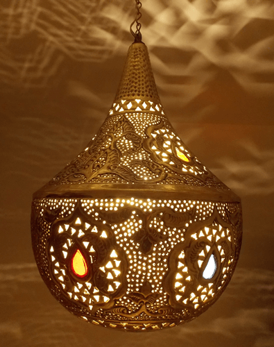 Moroccan Lantern stained glass